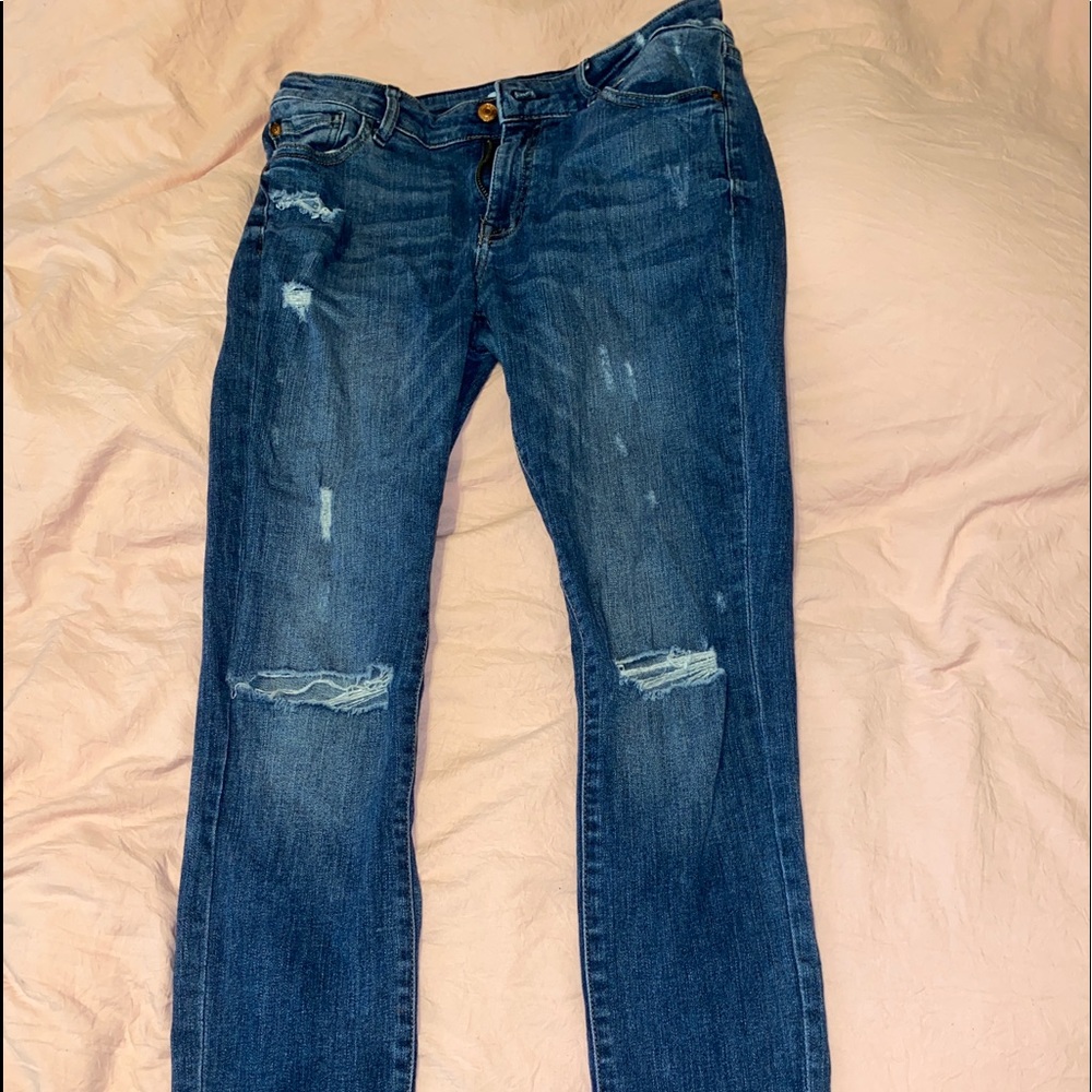 m1858 ripped skinny jeans